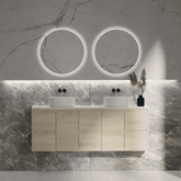 ERICA 1500mm Natural Oak Wall Hung Vanity